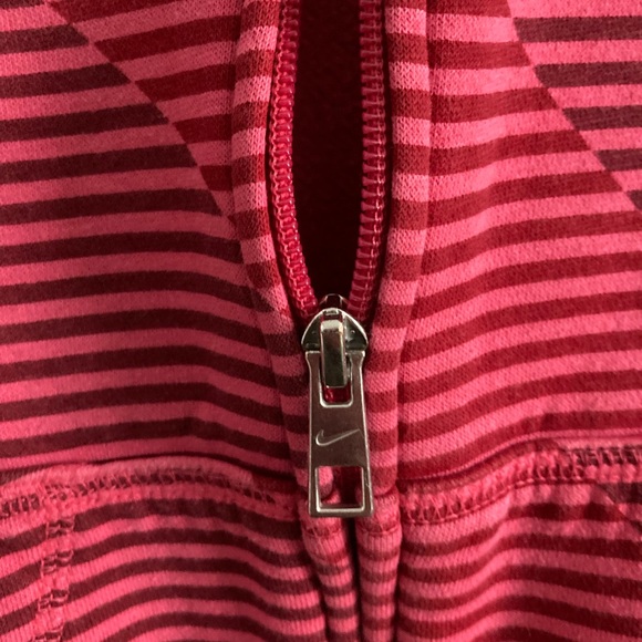 Nike  stripped zip up hoodie size medium - Picture 7 of 15